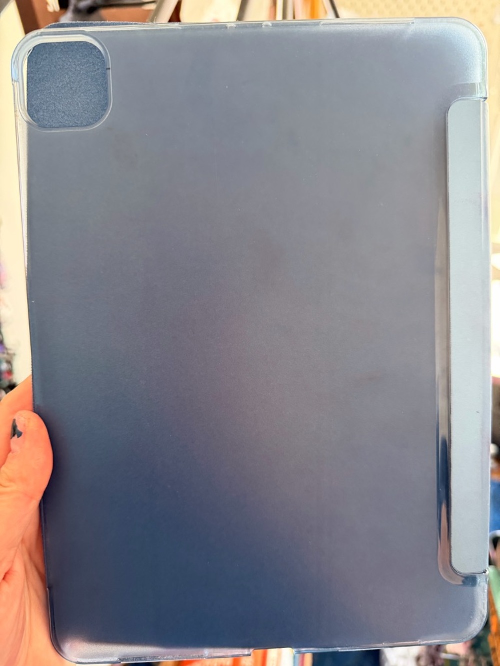 Slate Blue Tri-Fold Tablet Case - Picture 2 of 2